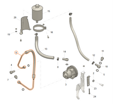 Last inn bildet i gallerivisningen, Power Steering Hose - Buhanka (2.7L) - OEM 3151-48-3408150 - - UAZ spare parts