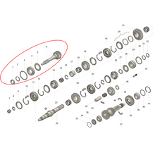 Last inn bildet i gallerivisningen, ADS 5-Speed Gear &amp; Shaft Set 1–6 - Bukhanka Modern (2.7L), Hunter &amp; 469 (2.7L) - - UAZ spare parts