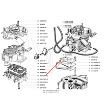 Załaduj zdjęcie do przeglądarki galerii, Carburetor Gasket K-126 (karangelite) - Hunter &amp; 469, Bukhanka Classic - OEM 417.1107015-10 - - UAZ spare parts