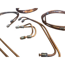 Last inn bildet i gallerivisningen, Copper Brake Line Set (11 pcs) – Bukhanka Classic (2.4L &amp; 2.9L) – OEM 3741-11-01 - Brake system - UAZ spare parts