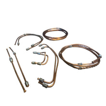 Last inn bildet i gallerivisningen, Copper Brake Line Set (11 pcs) – Bukhanka Classic (2.4L &amp; 2.9L) – OEM 3741-11-01 - Brake system - UAZ spare parts