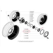 Ielādēt attēlu galerijas skatītājā, Differential Oil Seal wheel hub – Bukhanka (Classic 2.4L &amp; 2.9L, Modern 2.7L), Hunter &amp; 469 (2.4L, 2.7L &amp; 2.9L) – OEM 316300-3103038 / 3163-3103038 / 3741-3103038 - Axles, cardan &amp; suspension - UAZ spare parts
