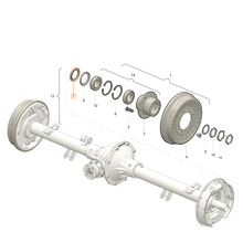 Ielādēt attēlu galerijas skatītājā, Differential Oil Seal wheel hub – Bukhanka (Classic 2.4L &amp; 2.9L, Modern 2.7L), Hunter &amp; 469 (2.4L, 2.7L &amp; 2.9L) – OEM 316300-3103038 / 3163-3103038 / 3741-3103038 - Axles, cardan &amp; suspension - UAZ spare parts