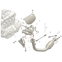 Kép betöltése a Galéria nézegetőbe, Exhaust Gasket (manifold to pipe) – Bukhanka Modern (2.7L), Hunter &amp; 469 (2.7L) – OEM 236080120302095 - Exhaust System - UAZ spare parts