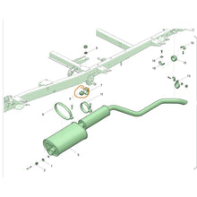 Laden Sie das Bild in den Galerie-Viewer, Mounting bracket exhaust – Bukhanka Modern (2.7L) &amp; Hunter/469 (2.7L) – OEM 045200120305703 - Exhaust System - UAZ spare parts