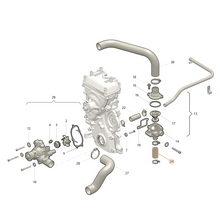 Afbeelding in Gallery-weergave laden, Silicone Thermostat Hose - 2.7L UAZ Models - OEM 406-1306035-10 - - UAZ spare parts
