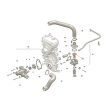 Charger l'image dans la galerie, Thermostat 80 Degrees – Bukhanka Modern, Hunter &amp; 469 (2.7L), Patriot, Profi – OEM 040600130610000-80 - Engine - UAZ spare parts