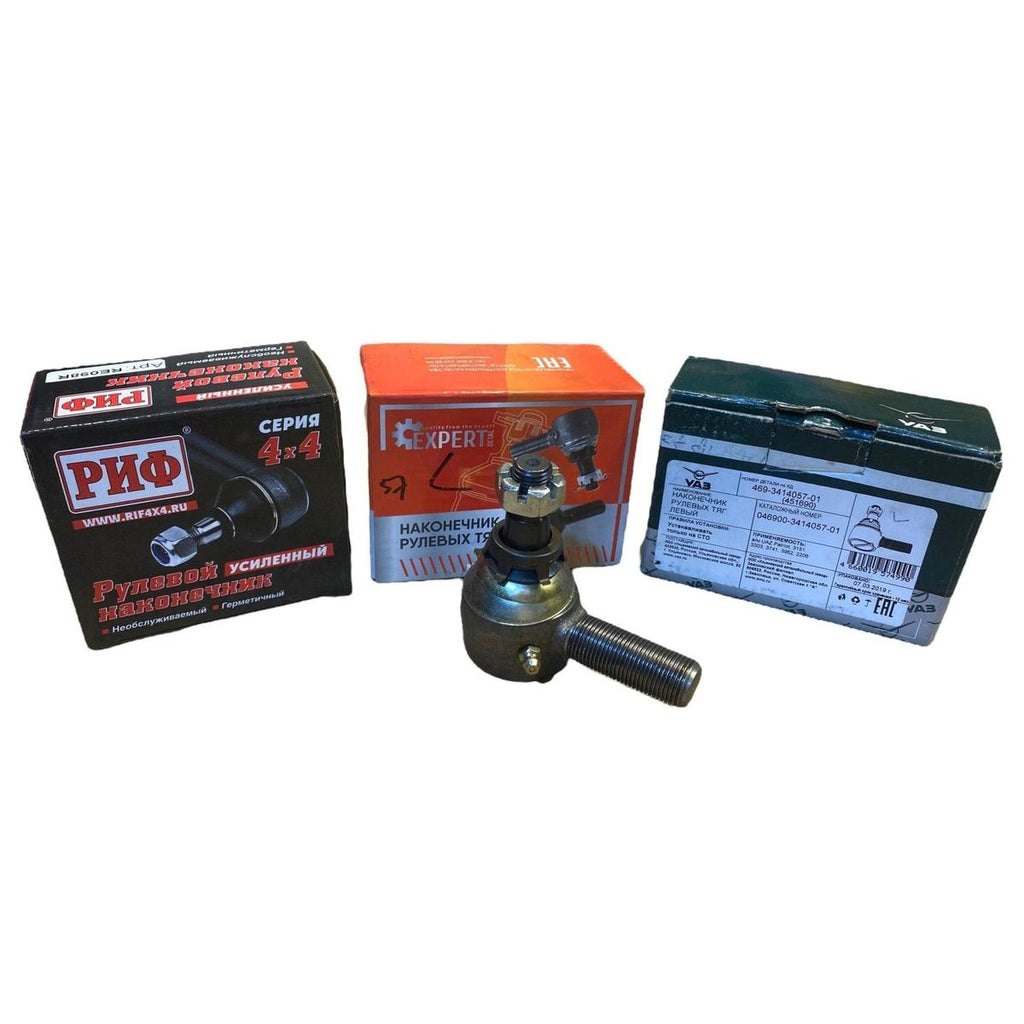 Tie Rod End Left-Hand – Bukhanka (Classic 2.4L & 2.9L, Modern 2.7L), Hunter & 469 (2.4L, 2.7L, 2.9L) – OEM 469-3414057 & 452-3414057 - Controls & Steering - UAZ spare parts