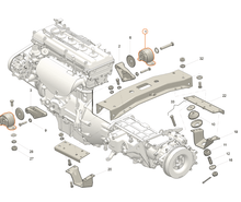 Załaduj zdjęcie do przeglądarki galerii, Front engine mount modern Buhanka, Hunter, Profi and Patriot - OEM 316000100102000 - - UAZ spare parts